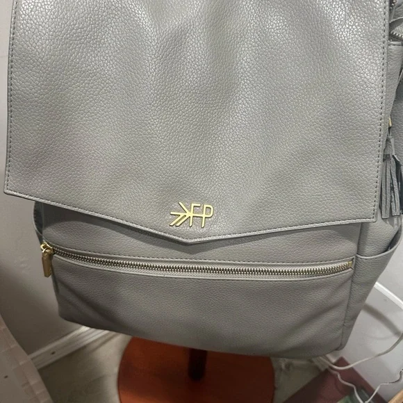 Freshly Picked Classic Diaper Bag Stone Bags